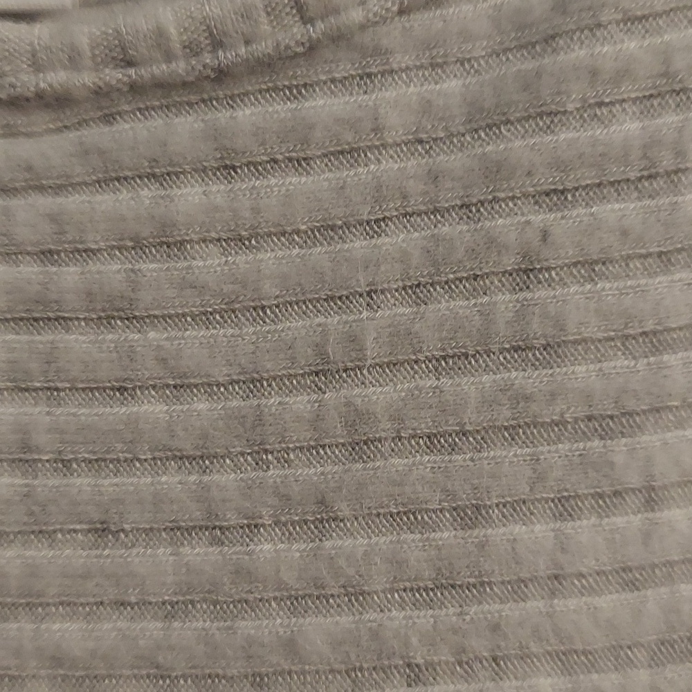 NWT VELVET by Graham & Spencer Light Gray Ribbed Dolman Sleeve Pullover Top - Picture 4 of 14